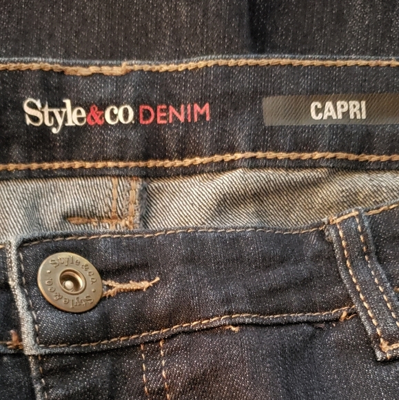 Style & Co Capri denim Jeans size 16 - Picture 5 of 5